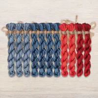 Набор ниток OwlForest для схемы «Южный край» (DMC)