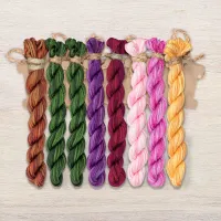 Набор ниток OwlForest для схемы «Звонкие стрекозы» (ПНК)