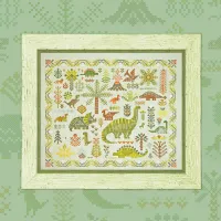 Схема для вышивания «Динозавровый лес»