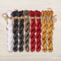 Набор ниток OwlForest для схемы «Чаепитие в Каркарполье» (DMC)