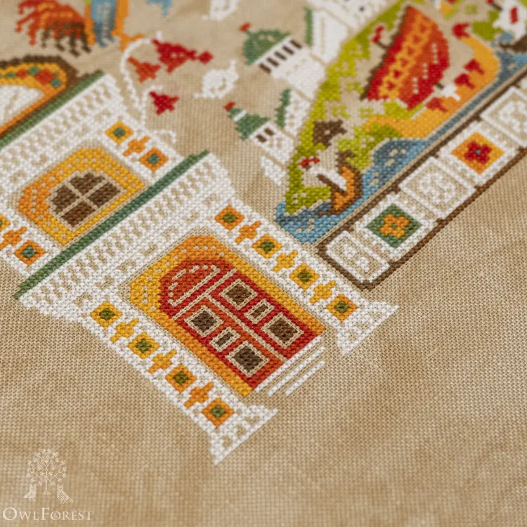 Схема для вышивания «Белая крепость»