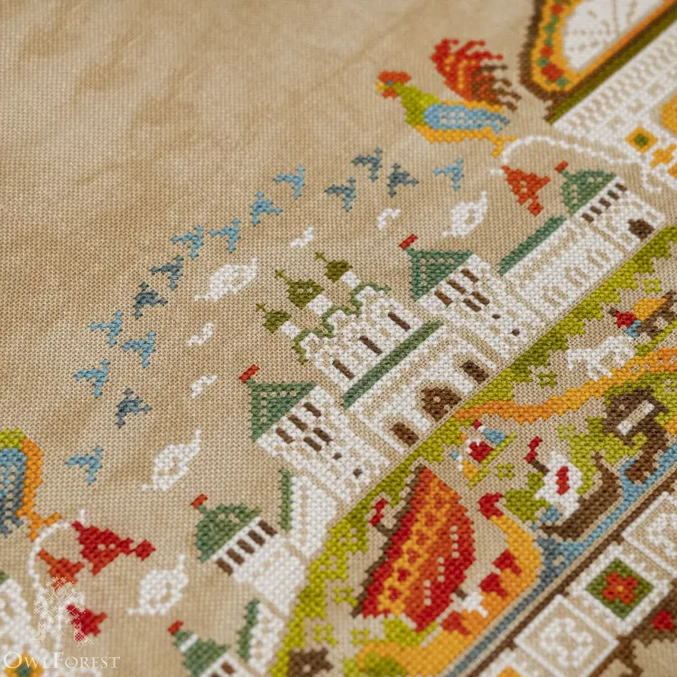 Схема для вышивания «Белая крепость»