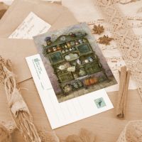 Открытка «Буфет с совами»