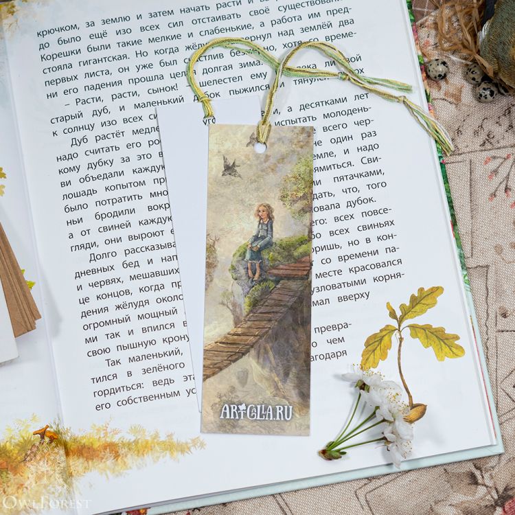 Комплект из 2 книжных закладок «Мечтатели»