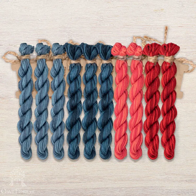 Набор ниток OwlForest для схемы «Южный край» (ПНК)