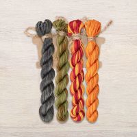 Набор ниток OwlForest для схемы «Карета-тыква» (ПНК)