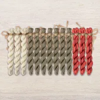 Набор ниток OwlForest для схемы «Алиса в Стране Чудес» (ПНК) трехцветный вариант