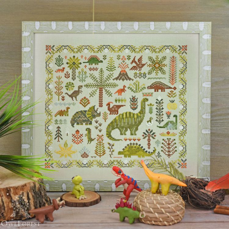 Электронная схема «Динозавровый лес»