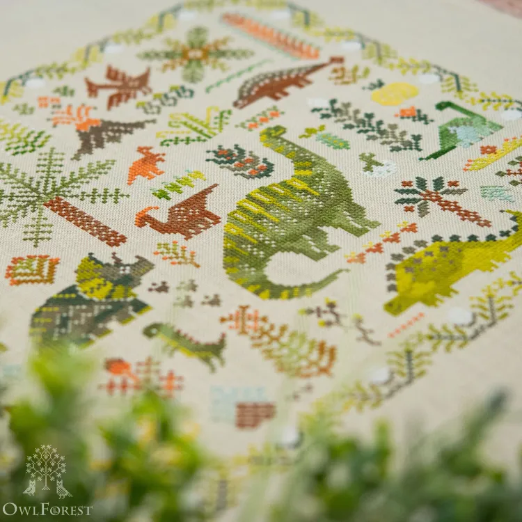 Электронная схема «Динозавровый лес»