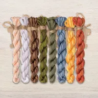 Набор ниток OwlForest для схемы «Водяной» (DMC)