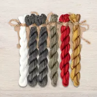 Набор ниток OwlForest для схемы «Чаепитие в Каркарполье» (ПНК им. Кирова)