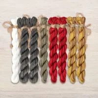 Набор ниток OwlForest для схемы «Чаепитие в Каркарполье» (ПНК им. Кирова)