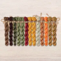 Набор ниток OwlForest для схемы «Золотая осень» (DMC)