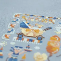 Схема для вышивания «Счастливое детство. Метрика для мальчика»