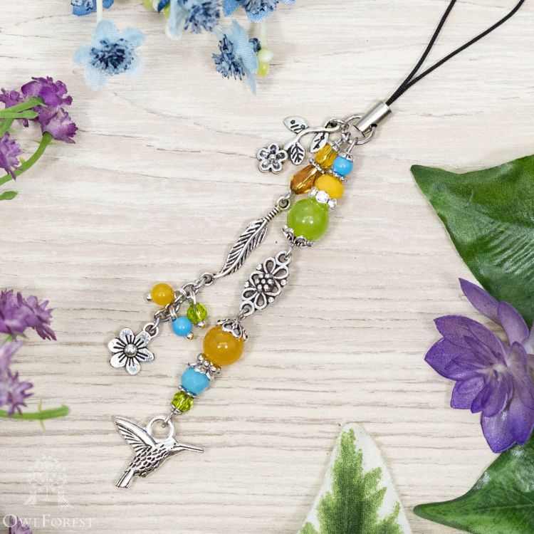 Маячок для ножниц «Колибри» цвет фурнитуры серебро