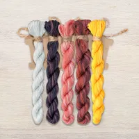 Набор ниток OwlForest для схемы «Кошачий концерт» (DMC)