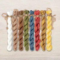 Набор ниток OwlForest для схемы «Чайный семплер» (ПНК)