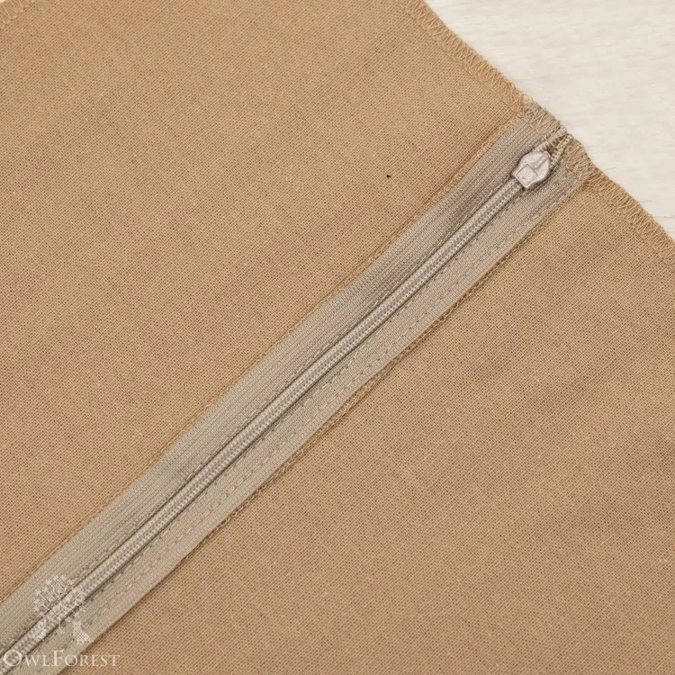 Задник для подушки с молнией 40х40 см