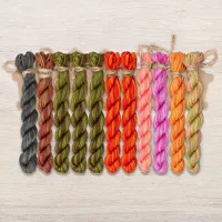 Набор ниток OwlForest для схемы «Шиповниковое лето» (ПНК)