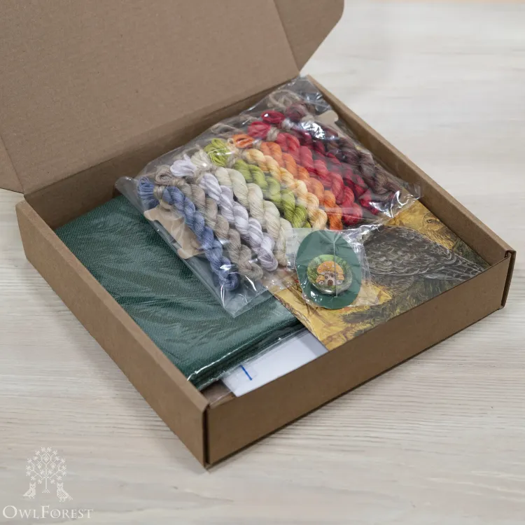 Набор для вышивания «Грибные домики»