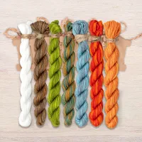 Набор ниток OwlForest для схемы «Белая крепость» (ПНК)