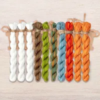 Набор ниток OwlForest для схемы «Белая крепость» (ПНК)