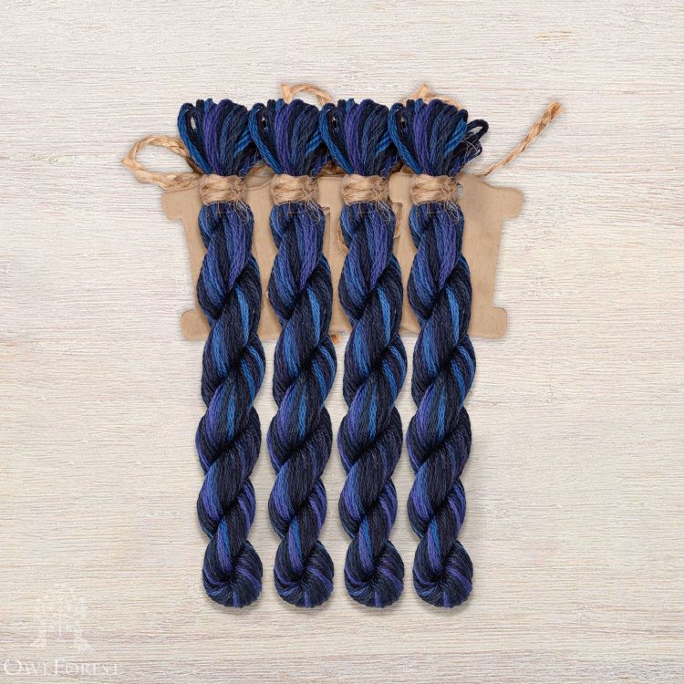 Набор ниток OwlForest для схемы «Гронингенский семплер» (DMC)