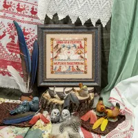 Схема для вышивания  «Пословицы. Birds of Feather»