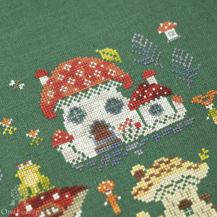 Электронная схема «Грибные домики»