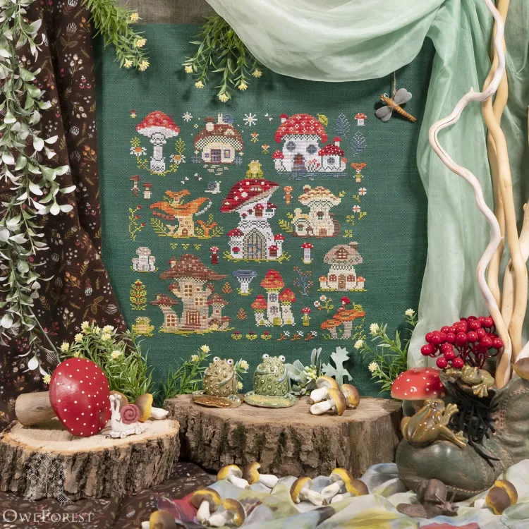 Электронная схема «Грибные домики»