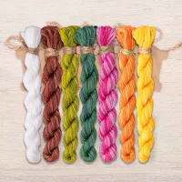 Набор ниток OwlForest для схемы «Лилии» (DMC)