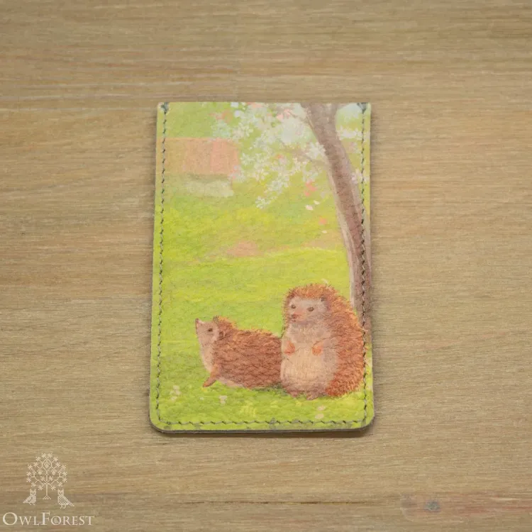 Картхолдер «Дачные ежи»