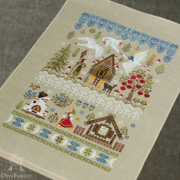 Набор для вышивания «Гуси-лебеди»