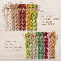 Набор ниток OwlForest для схемы «Английский ленточный семплер» (DMC)