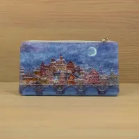 Косметичка кожаная «Ночь»