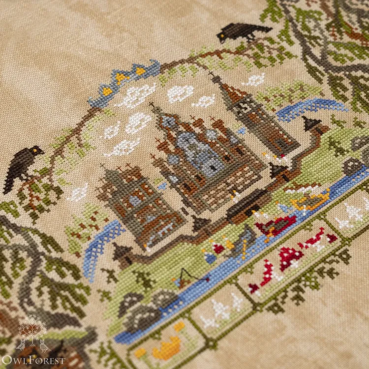 Электронная схема «Деревянная крепость»