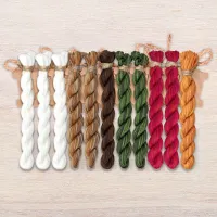 Набор ниток OwlForest для схемы «Преддверие Нового года» (ПНК)