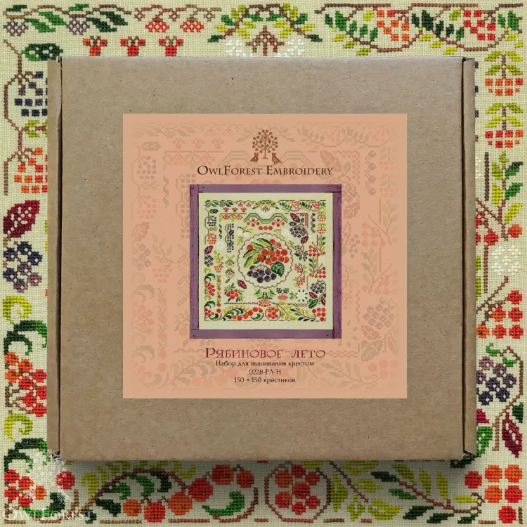 Набор для вышивания «Рябиновое лето» 