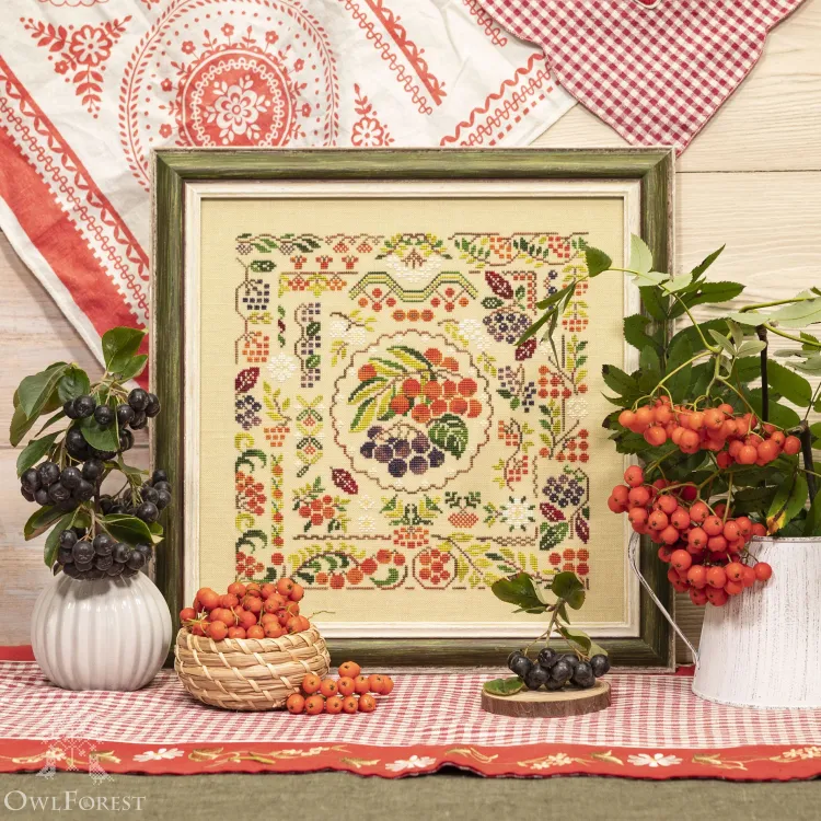 Набор для вышивания «Рябиновое лето» 