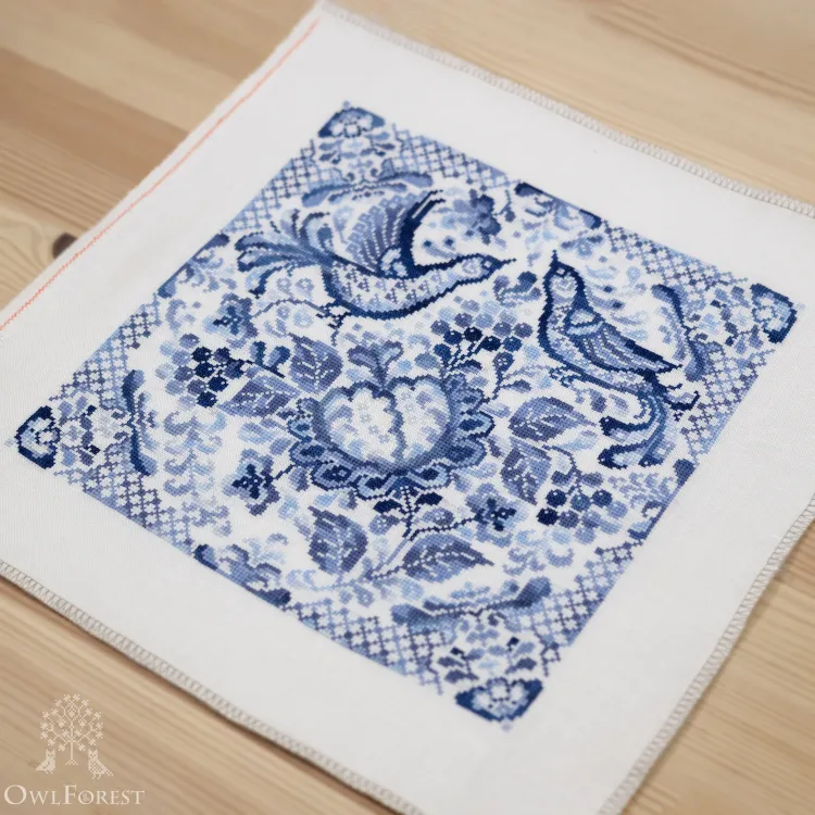 Набор для вышивания «Синие птицы» 