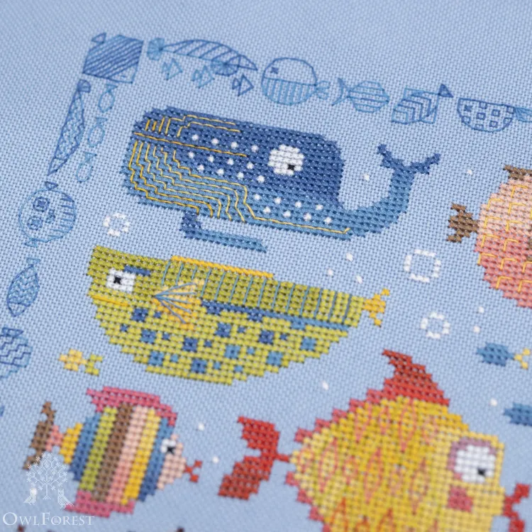 Электронная схема «Игривые рыбки»