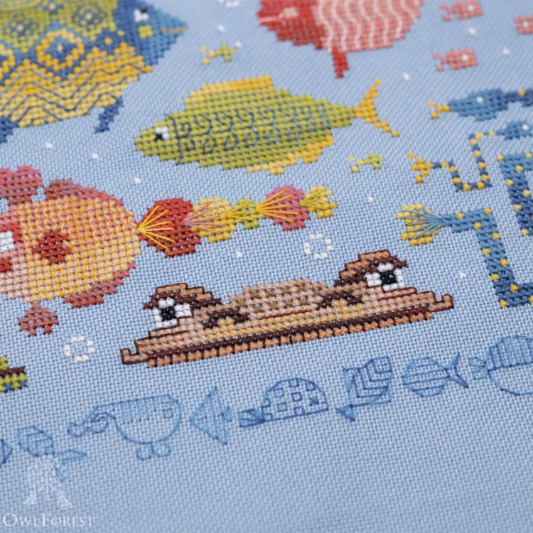 Электронная схема «Игривые рыбки»