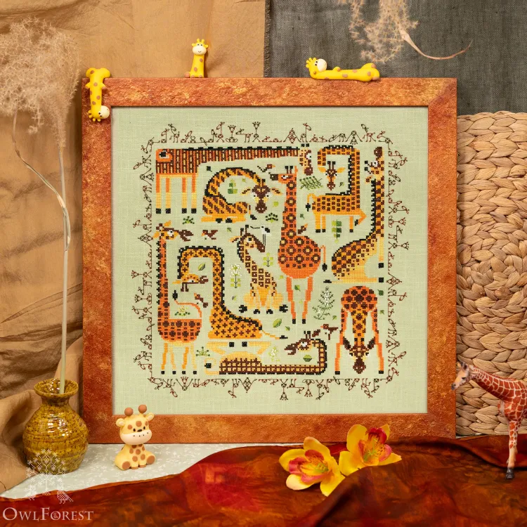 Электронная схема «Пятнистые жирафы»