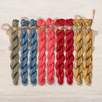 Набор ниток OwlForest для схемы «Русские мотивы» (ПНК Кирова)