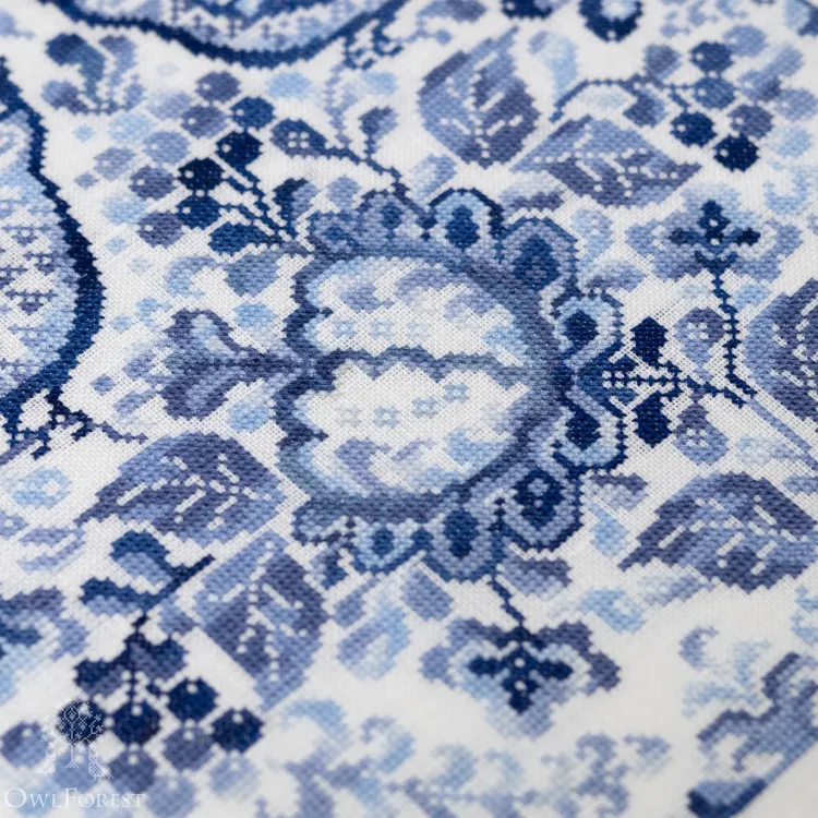 Схема для вышивания «Синие птицы»