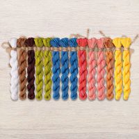 Набор ниток OwlForest для схемы «Игривые рыбки» (DMC) 