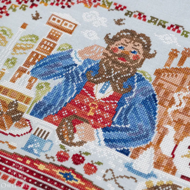 Схема для вышивания «За трапезой»