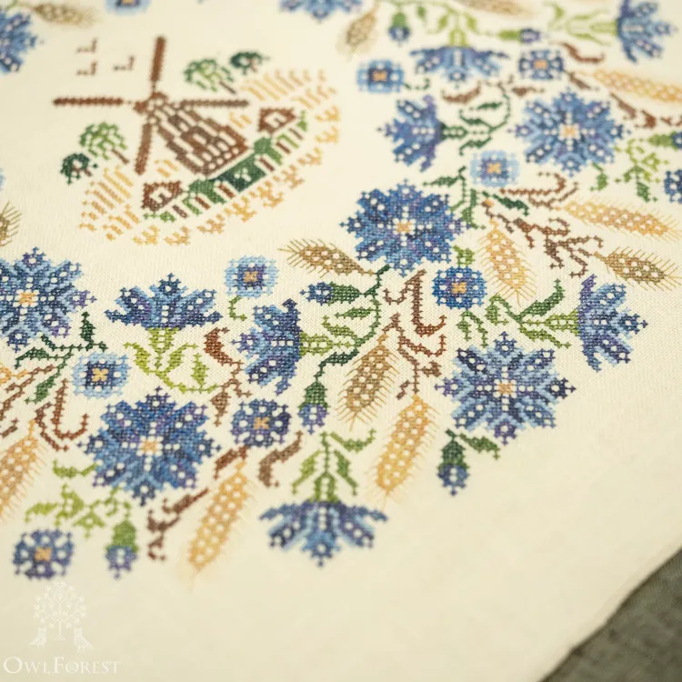 Схема для вышивания «Васильковое лето»