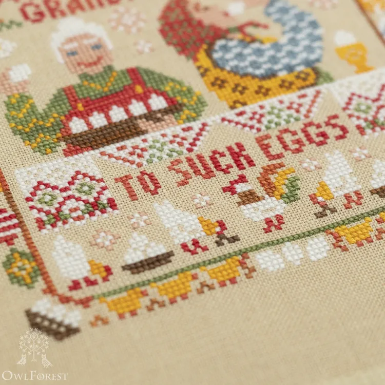 Электронная схема «Пословицы. Grandma and Eggs»