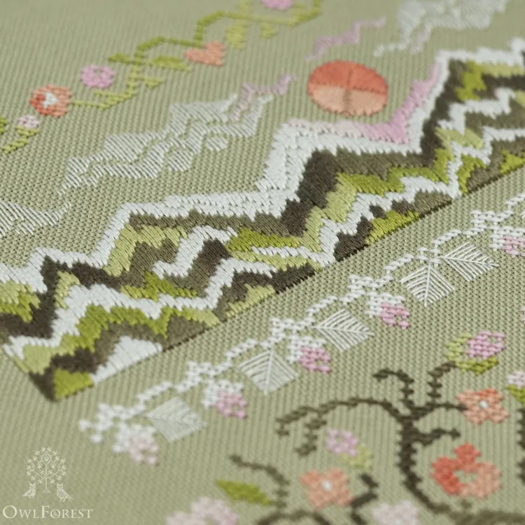 Электронная схема «Персиковые журавли»